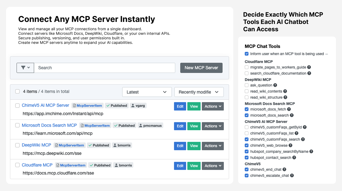 AI plus MCP architecture