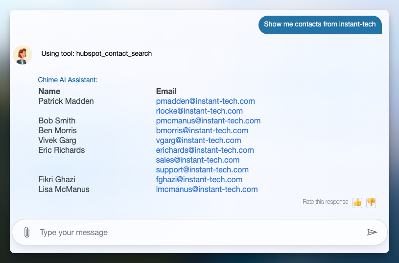 HubSpot CRM via MCP